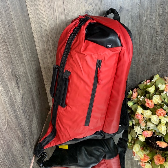 Nike Bags Nike Air Jordan Duffel Laptop Backpack Gum Rbl Poshmark